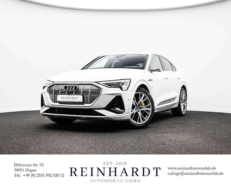 Gletscherweiß metallic Gebraucht 2021 Audi e-tron Sportback S-Line SUV | 33.265 € (Guter Preis) - Bild 1/1