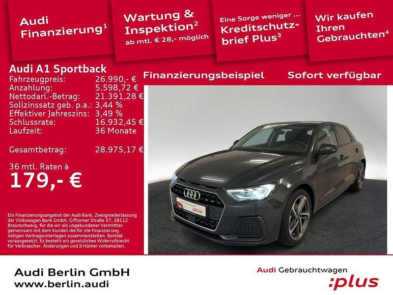 Gebraucht Audi A1 Sportback Advanced Plus 116 PS (85 kW) 2025 Manhattangrau metallic Kleinwagen