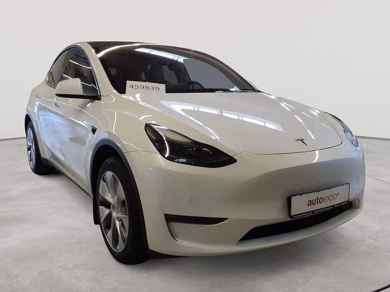 Pearl white multicoat Gebraucht 2022 Tesla Model Y Long Range AWD SUV | 33.790 € (Fairer Preis) - Bild 1/4