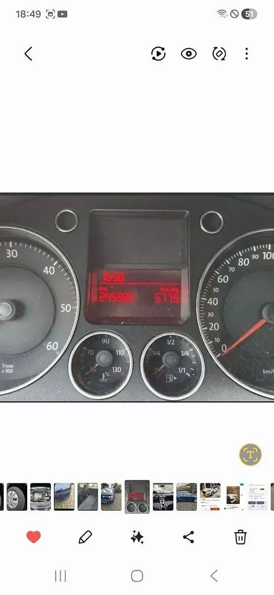 Brugt VW Passat Comfortline 105 HK (77 kW) 2007 Blå Sedan