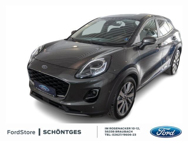 Metallic) (grau Gebraucht 2023 Ford Puma Titanium X Coupé | 22.980 € (Fairer Preis) - Bild 1/3