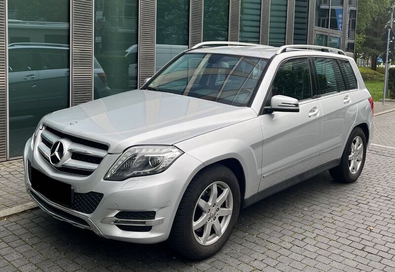 Silber Gebraucht 2014 Mercedes GLK220 SUV | 18.999 € (Guter Preis) - Bild 1/4