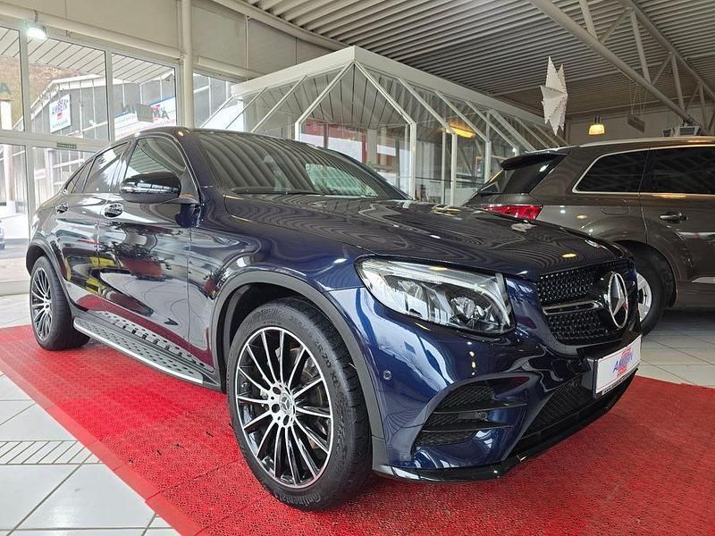 Blau Gebraucht 2017 Mercedes GLC250 AMG line Plus Coupé | 32.800 € (Fairer Preis) - Bild 1/4