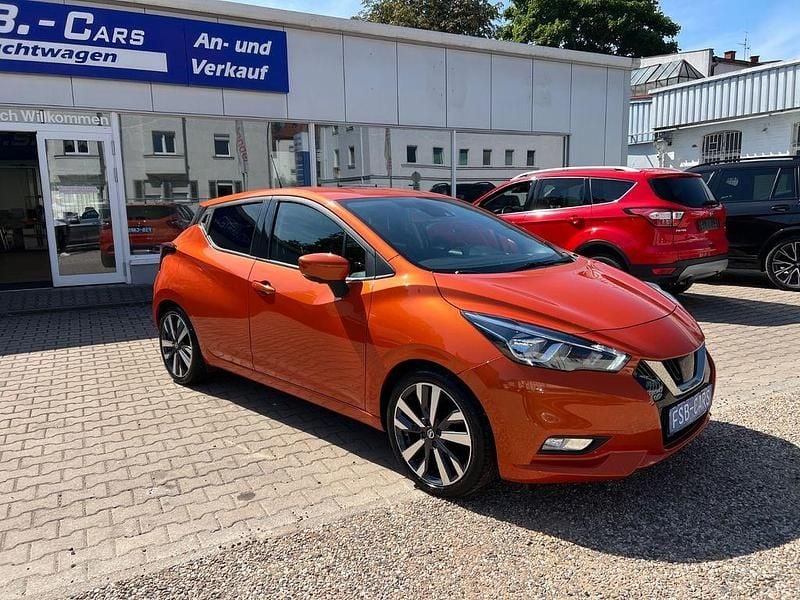 Orange Gebraucht 2017 Nissan Micra Tekna Kleinwagen | 8.950 € (Guter Preis) - Bild 1/4
