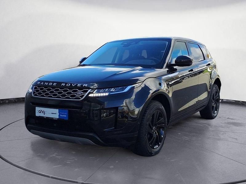 Santorini black metallic Gebraucht 2021 Land Rover Range Rover evoque SUV | 27.650 € (Superpreis) - Bild 1/4