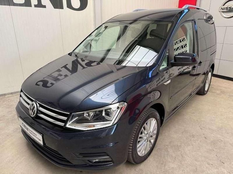 Gebraucht VW Caddy Comfortline 102 PS (75 kW) 2018 Starlight blue metallic Van / Kleinbus