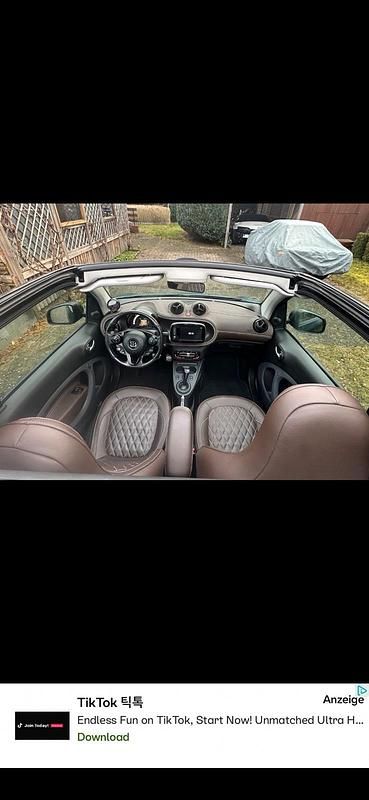 Gebraucht Smart ForTwo Cabrio Brabus 90 PS (66 kW) 2016 Schwarz Cabrio