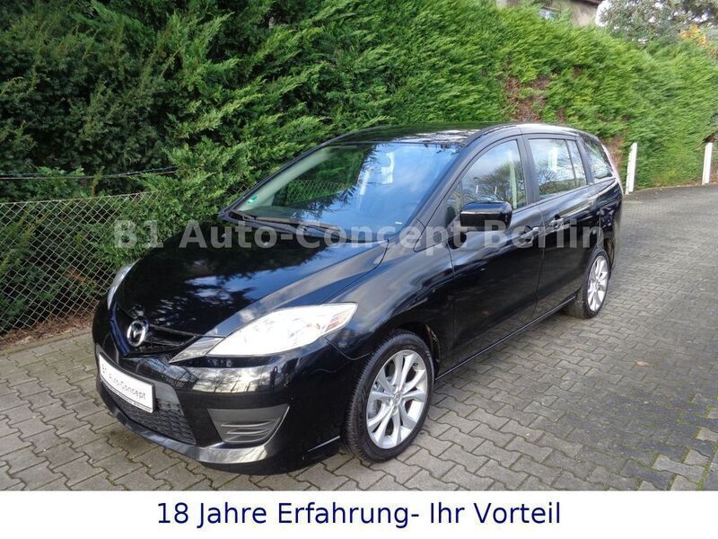 Schwarz Gebraucht 2010 Mazda 5 Exclusive Van / Kleinbus | 5.980 € - Bild 1/4