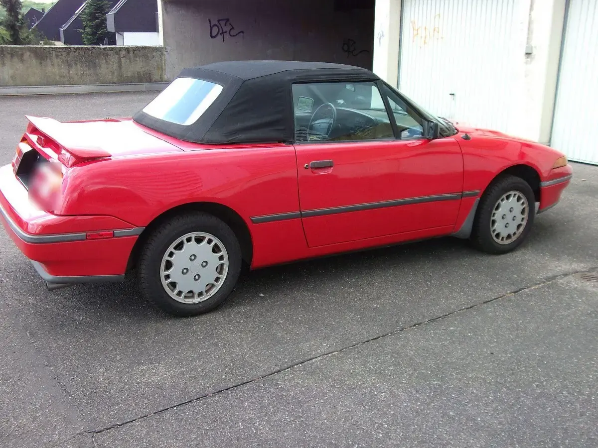 Gebraucht Ford Capri 136 PS (100 kW) 1990 Rot Cabrio