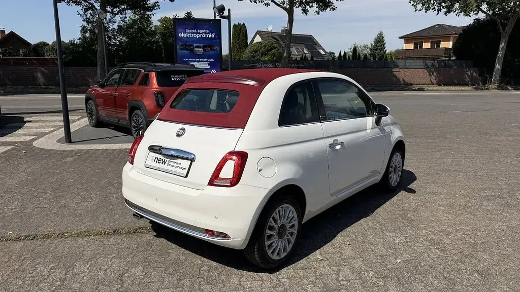 Gebraucht Fiat 500 69 PS (50 kW) 2017 Gelato weiss Cabrio