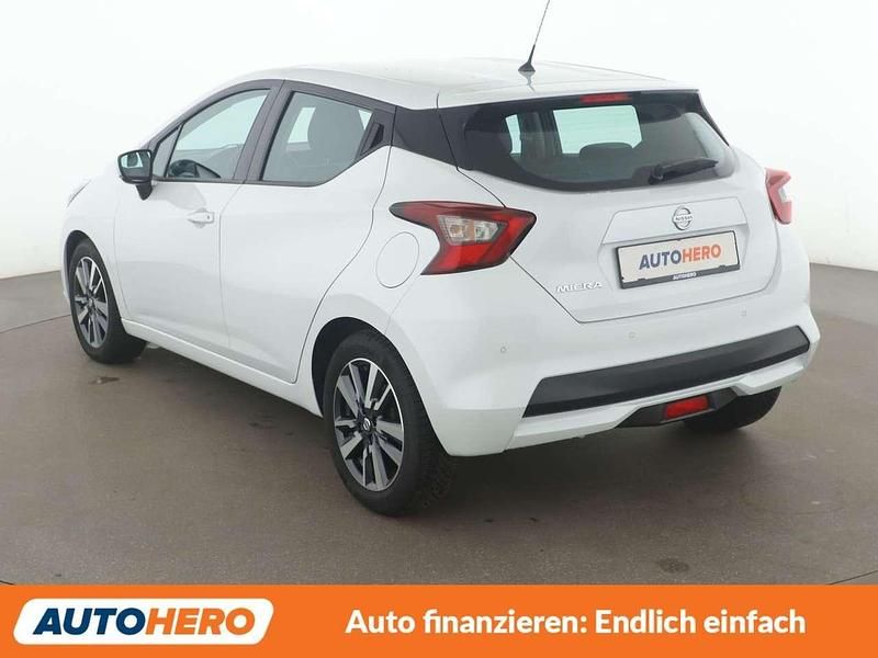 Gebraucht Nissan Micra Acenta 90 PS (66 kW) 2018 Weiß Kleinwagen