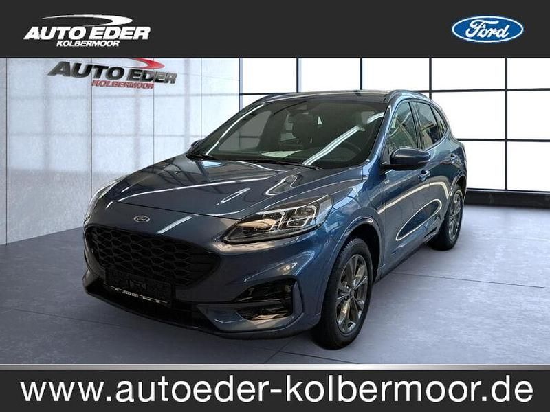 Blau Gebraucht 2022 Ford Kuga ST-Line X SUV | 25.690 € (Fairer Preis) - Bild 1/4