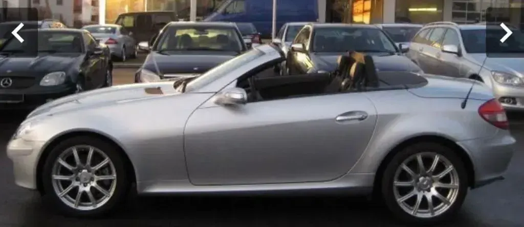 Gebraucht Mercedes SLK280 231 PS (169 kW) 2007 Silber Cabrio