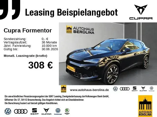 Nowe Cupra Formentor 204 KM (150 kW) 2025 Czarny SUV