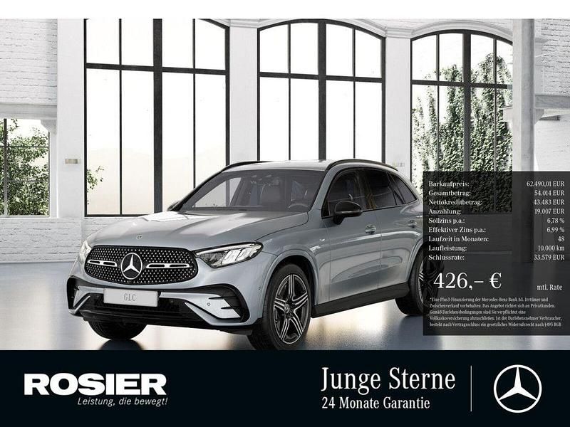 Silber / hightechsilber (metallic) Gebraucht 2024 Mercedes GLC300e AMG SUV | 62.490 € (Guter Preis) - Bild 1/4