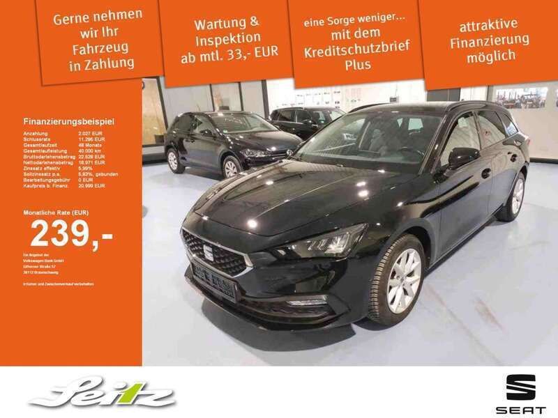 Schwarz Gebraucht 2021 Seat Leon Style Kombi | 20.610 € (Fairer Preis) - Bild 1/3