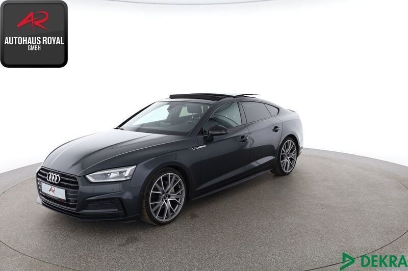 Grau Gebraucht 2019 Audi A5 Sportback S-Line Limousine | 31.880 € (Fairer Preis) - Bild 1/4