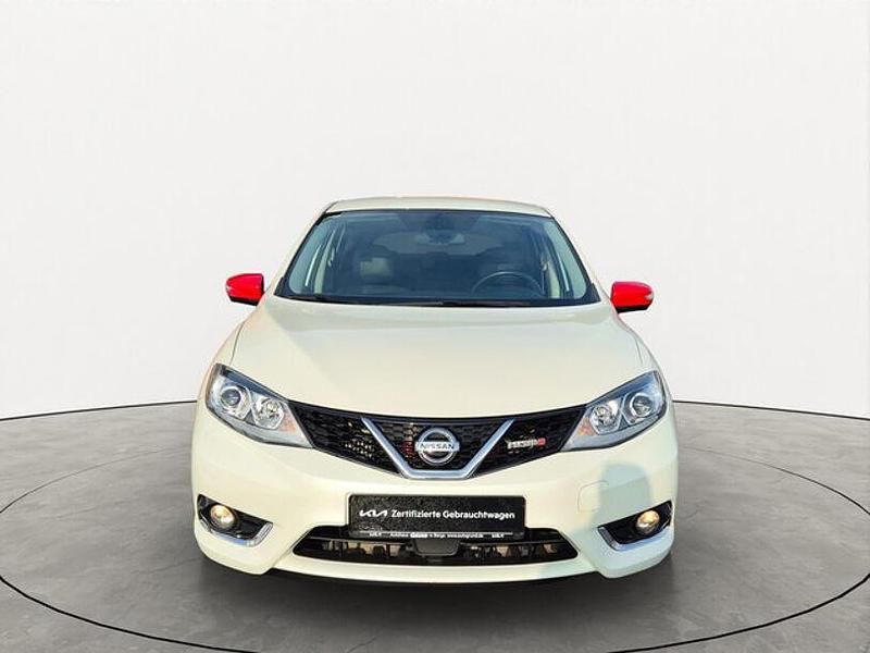 Gebraucht Nissan Pulsar Tekna 116 PS (85 kW) 2018 Weiss / brilliant white (metallic) Kleinwagen