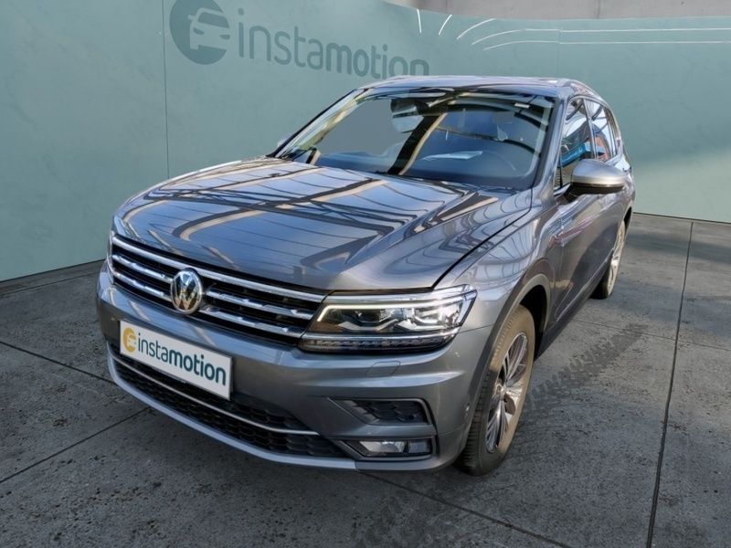 Grau Gebraucht 2021 VW Tiguan Allspace Highline SUV | 34.155 € (Fairer Preis) - Bild 1/4