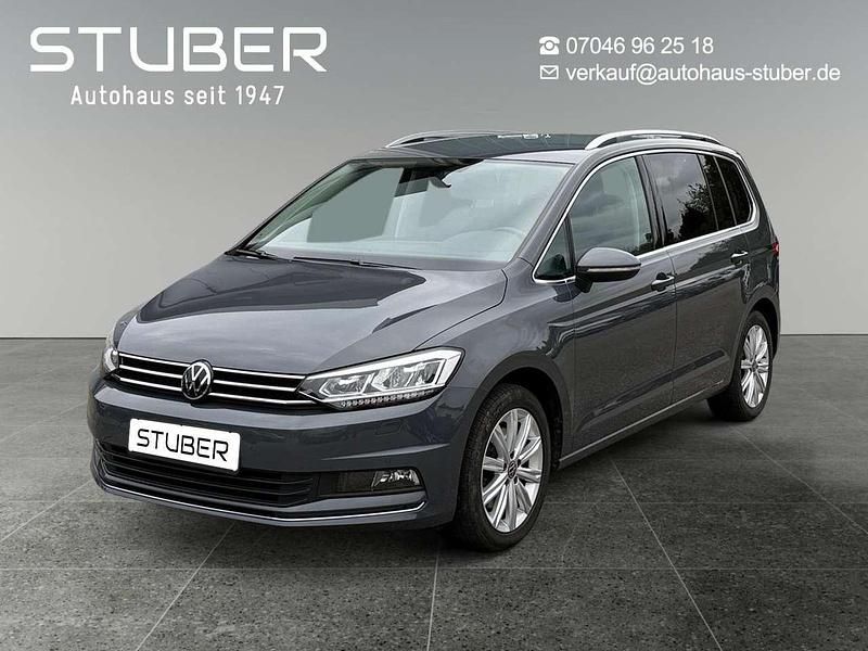 Delfingrau metallic Gebraucht 2022 VW Touran Highline Van / Kleinbus | 27.990 € (Fairer Preis) - Bild 1/4