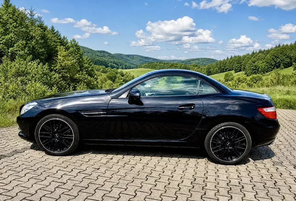 Gebraucht Mercedes SLK200 184 PS (135 kW) 2013 Schwarz Cabrio