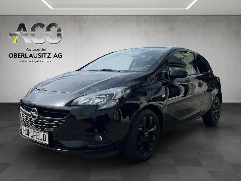 Onyx schwarz Gebraucht 2018 Opel Corsa Color Edition Kleinwagen | 8.990 € (Etwas zu teuer) - Bild 1/4
