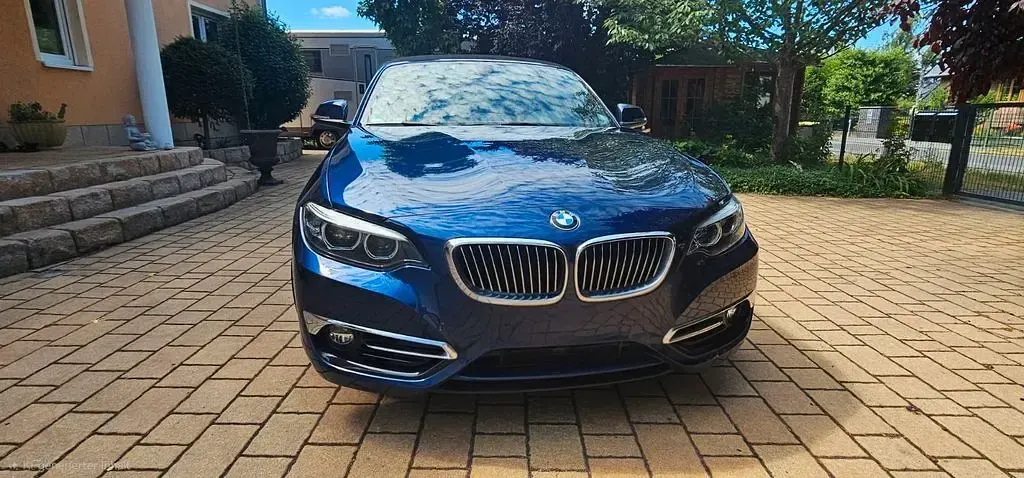 Gebraucht BMW 218 Luxury Line 136 PS (100 kW) 2017 Blau Cabrio