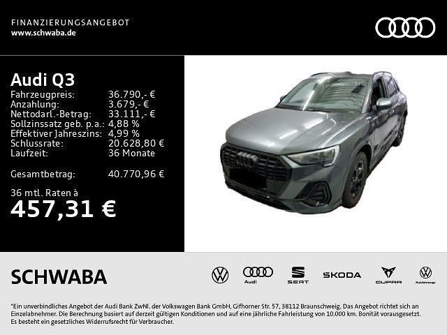 Daytonagrau perleffekt Gebraucht 2022 Audi Q3 S-Line SUV | 36.790 € (Fairer Preis) - Bild 1/4