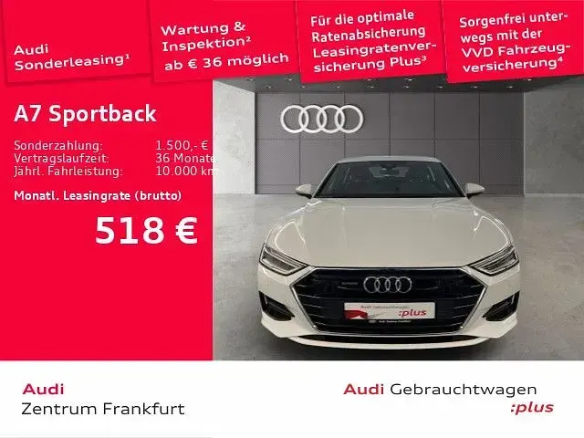 Gebraucht Audi A7 S-Line 299 PS (219 kW) 2023 Ibisweiß/ibisweiß Limousine