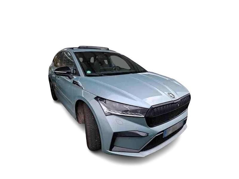 Grau Gebraucht 2023 Skoda Enyaq iV SportLine SUV | 30.293 € (Guter Preis) - Bild 1/4