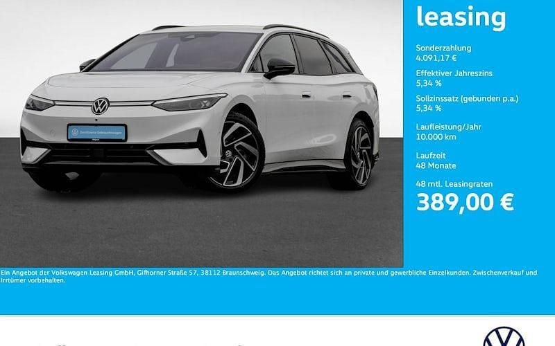 Gletscherweiß metallic Gebraucht 2024 VW ID.7 Pro Limousine | 44.888 € (Fairer Preis) - Bild 1/4
