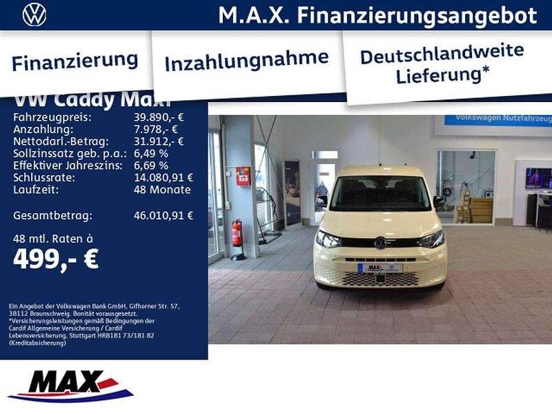 Neu VW Caddy 122 PS (89 kW) 2026 Hellelfenbein r1015 Van / Kleinbus