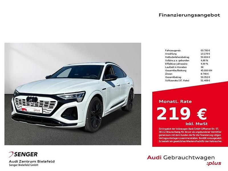 Gletscherweiß Gebraucht 2023 Audi Q8 e-tron S-Line SUV | 63.780 € (Etwas zu teuer) - Bild 1/4