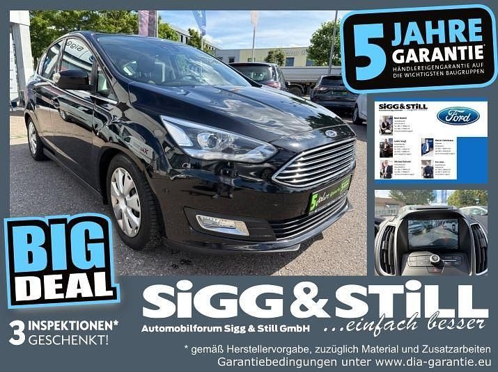 Iridiumschwarz Gebraucht 2018 Ford C-MAX Titanium Van / Kleinbus | 10.980 € (Fairer Preis) - Bild 1/4