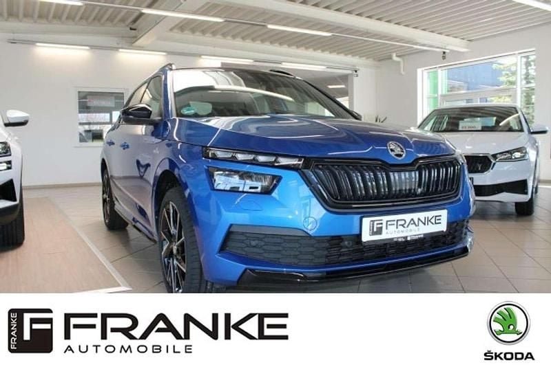 Raceblau Gebraucht 2022 Skoda Kamiq Monte Carlo SUV | 21.890 € (Etwas zu teuer) - Bild 1/4