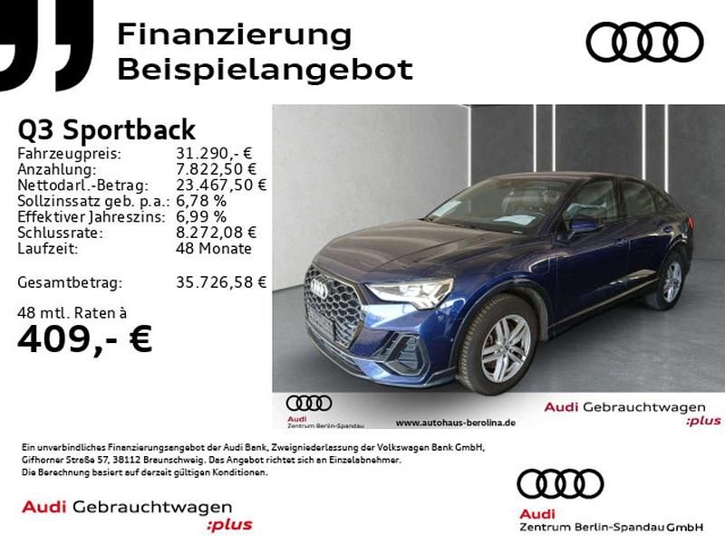 Gebraucht Audi Q3 S-Line 245 PS (180 kW) 2021 Navarrablau metallic SUV