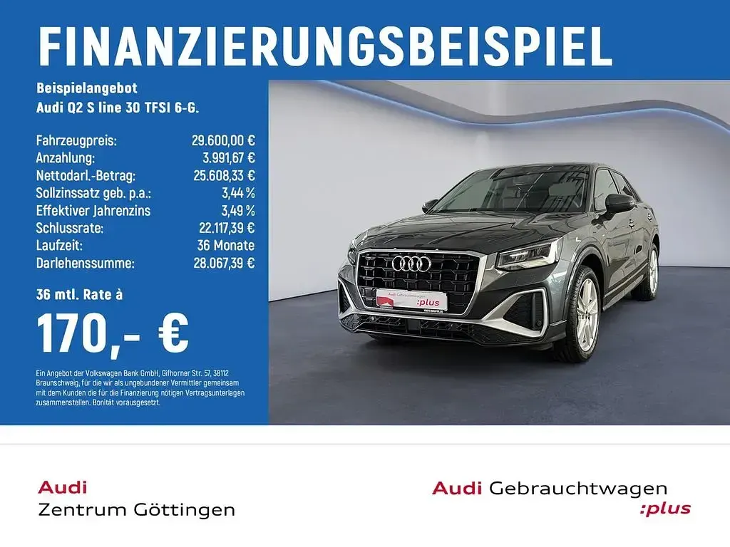 Gebraucht Audi Q2 S-Line 116 PS (85 kW) 2025 Grau SUV
