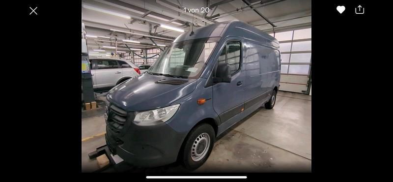 Grau Gebraucht 2021 Mercedes E-Sprinter Van | 27.999 € (Teuer) - Bild 1/4