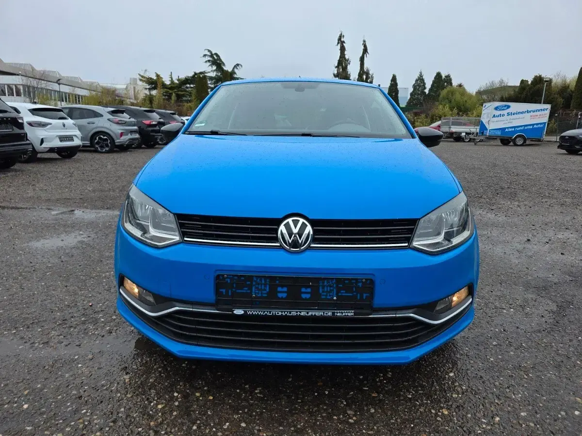 Second-hand VW Polo 105 CP (77 kW) 2014 Albastru Hatchback