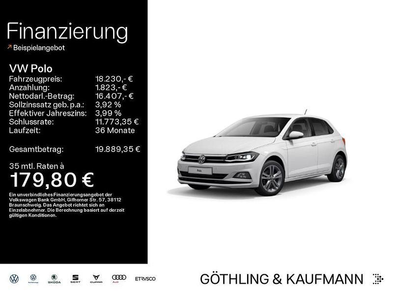Pure white Gebraucht 2021 VW Polo Highline Limousine | 18.230 € (Fairer Preis) - Bild 1/4