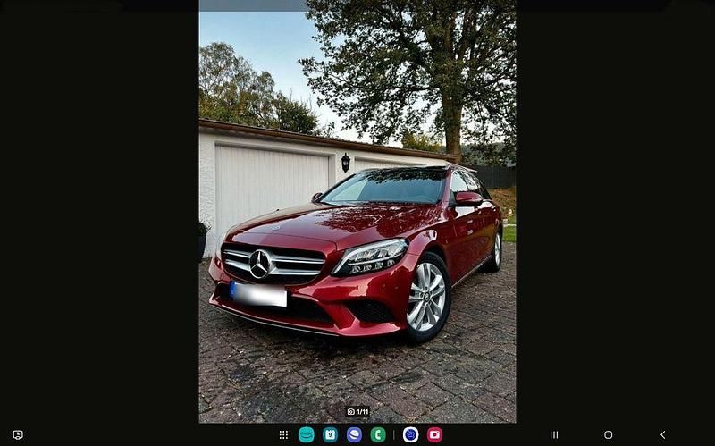 Gebraucht Mercedes C180 156 PS (114 kW) 2018 Rot Limousine