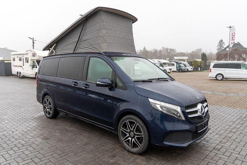 Blau Gebraucht 2021 Mercedes V250 Marco Polo Van / Kleinbus | 39.950 € (Fairer Preis) - Bild 1/4