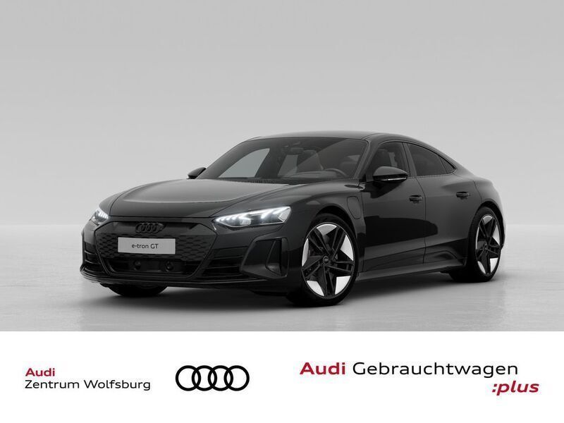 Mythosschwarz metallic Gebraucht 2022 Audi e-tron GT quattro Ambiente Limousine | 59.480 € (Fairer Preis) - Bild 1/4