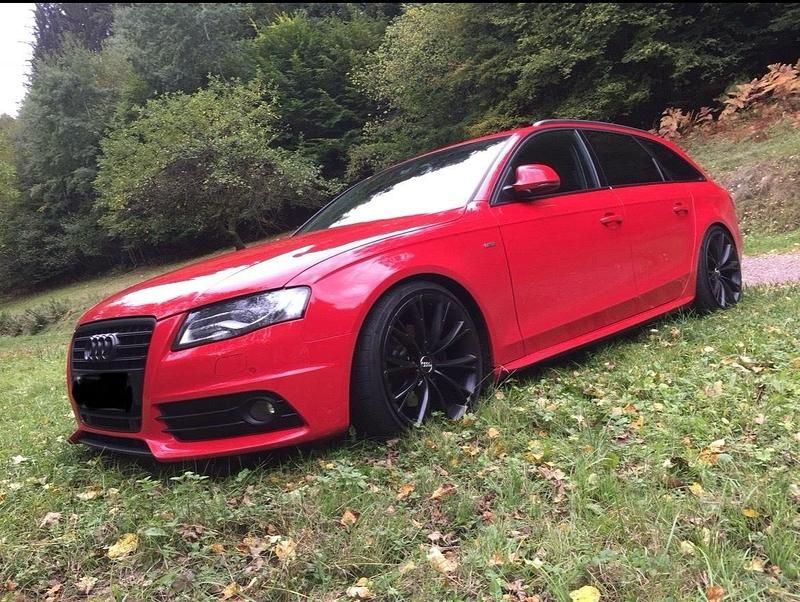 Rot Gebraucht 2008 Audi A4 S-Line Kombi | 9.999 € - Bild 1/4