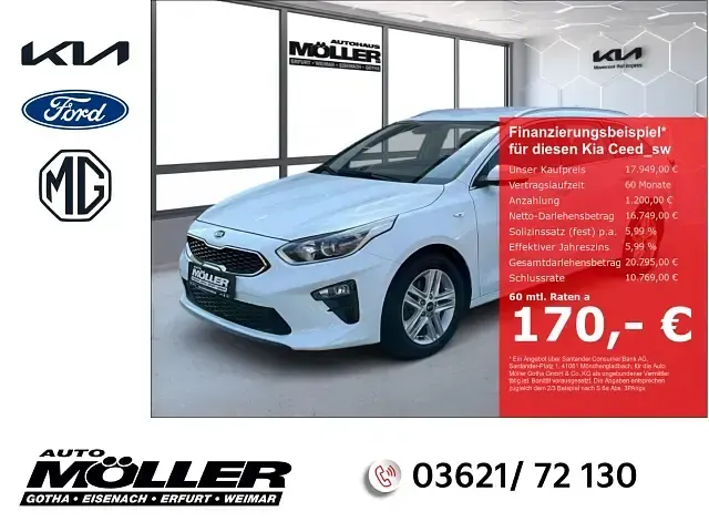 Gebraucht Kia Ceed Sportswagon Vision 160 PS (117 kW) 2022 Kombi