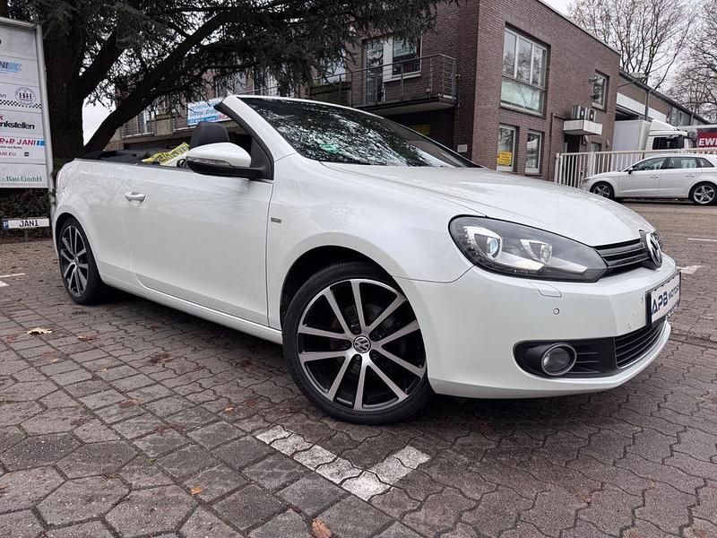 Weiß Gebraucht 2015 VW Golf Cabriolet Cup Cabrio | 9.990 € (Fairer Preis) - Bild 1/4