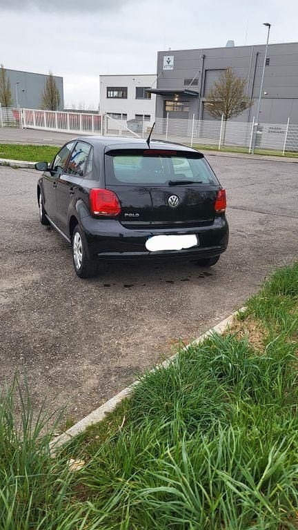 Gebraucht VW Polo Trendline 60 PS (44 kW) 2012 Schwarz Kleinwagen