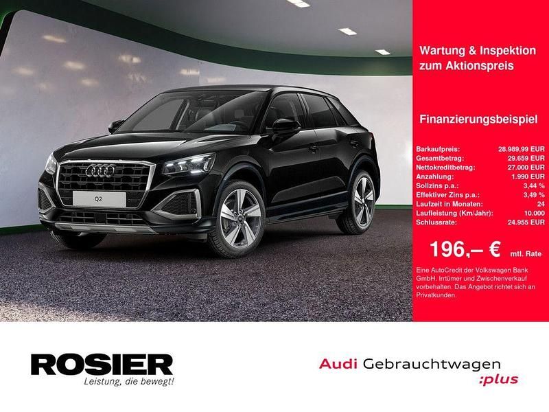 Schwarz / mythosschwarz Gebraucht 2024 Audi Q2 Advanced Plus SUV | 29.990 € (Fairer Preis) - Bild 1/4