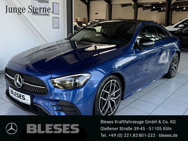 Gebraucht Mercedes E300 AMG 258 PS (189 kW) 2023 Lack spektralblau Coupé