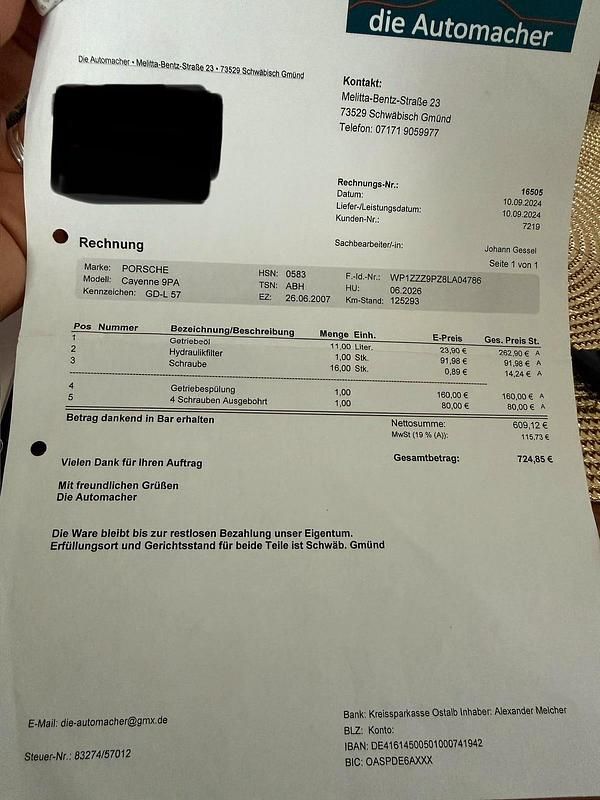 Gebraucht Porsche Cayenne 299 PS (219 kW) 2007 Braun SUV